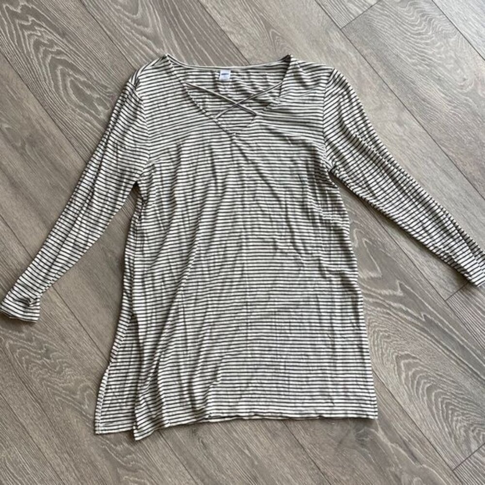 Old?Navy?Luxe?Striped?Tunic
